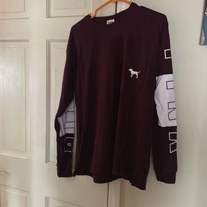 Pink long sleeve shirt